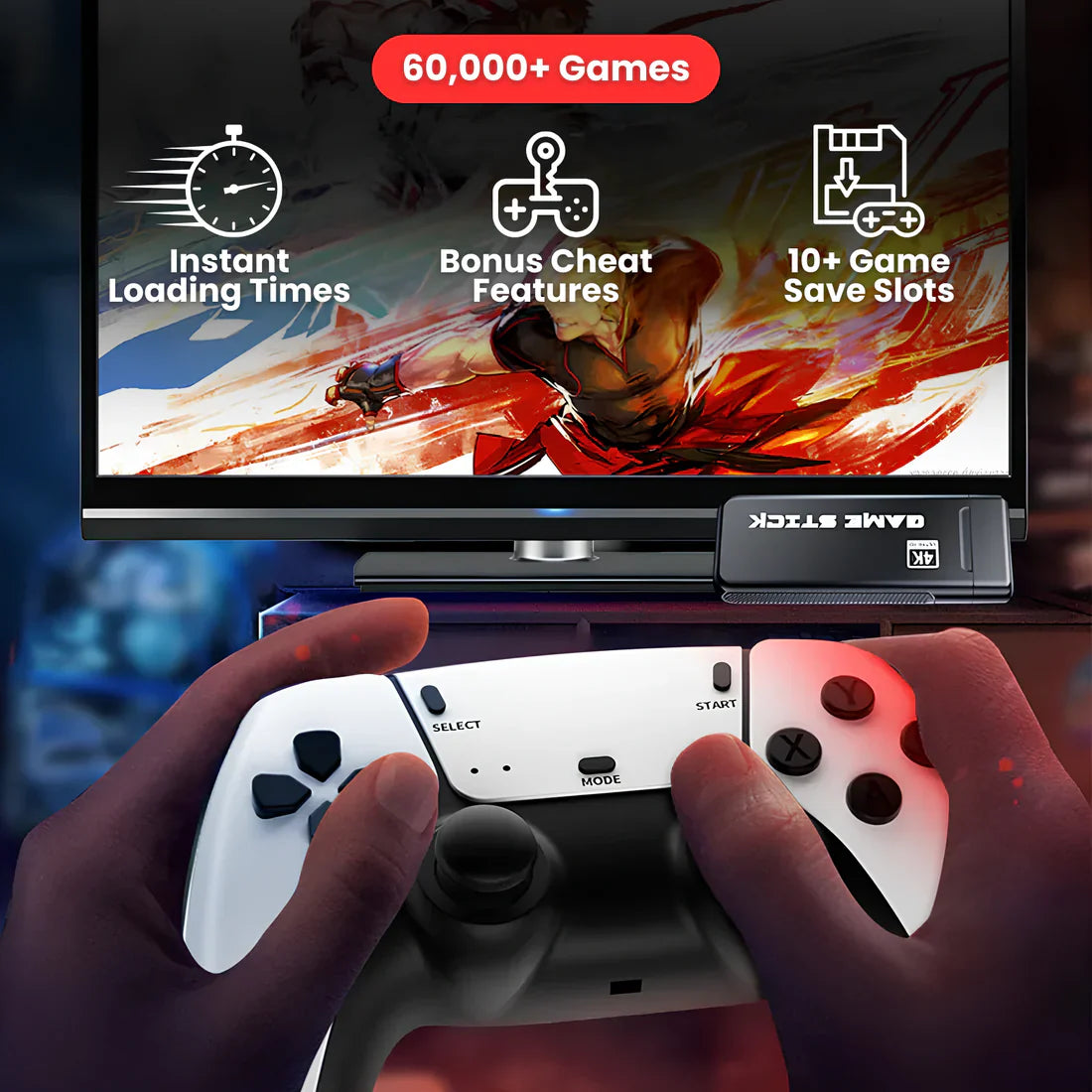 DIERCKS™  -RETRO DOCK V2 + 60,000+ LICENSED GAMES